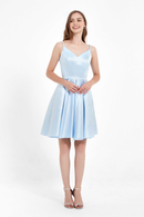 AABEI DRESS Short Dress Elegant A Line V Neck Spaghetti Strap Backless Princess Simple New Homecoming Dress