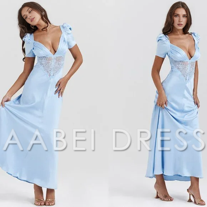 AABEI DRESS Prom Dress Charming A Line Sweetheart Long With Lace Elegant Formal Dress