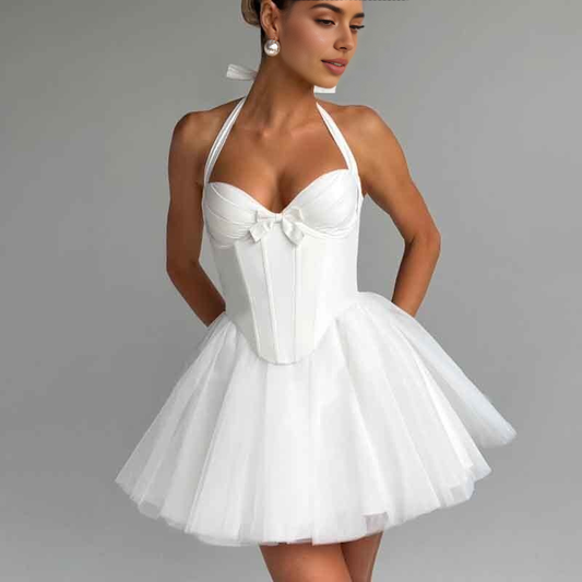 AABEI DRESS New Homecoming Dress Halter Backless Evening Party Dress Bodycon Elegant Sexy Party Dress