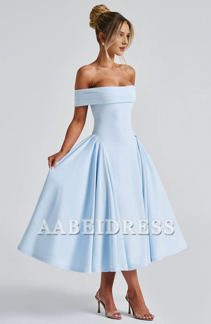 Formal Wear Dresses Prom Dresses Exquisite Pleated Bateau Neckline High Quality Luxury Dresses Wedding Guests Dresses