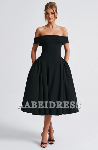 Formal Wear Dresses Prom Dresses Exquisite Pleated Bateau Neckline High Quality Luxury Dresses Wedding Guests Dresses