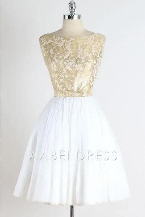 AABEI DRESS New Homecoming Dress A Line Vintage Sleeveless Lace Tulle Party Elegant Short Prom Dress