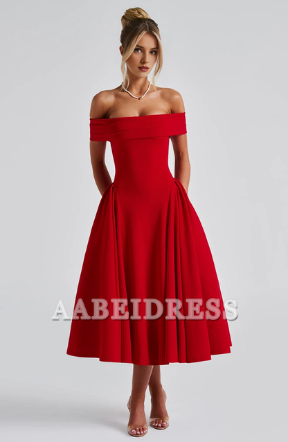 Formal Wear Dresses Prom Dresses Exquisite Pleated Bateau Neckline High Quality Luxury Dresses Wedding Guests Dresses