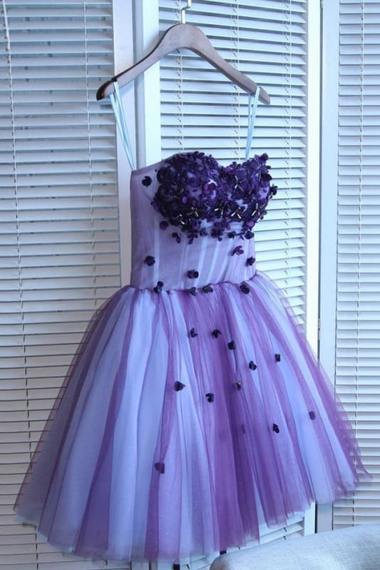 AABEI DRESS Homecoming Dress A Line Sweetheart Dress Mini Strapless Juniors Fashion Prom Dress