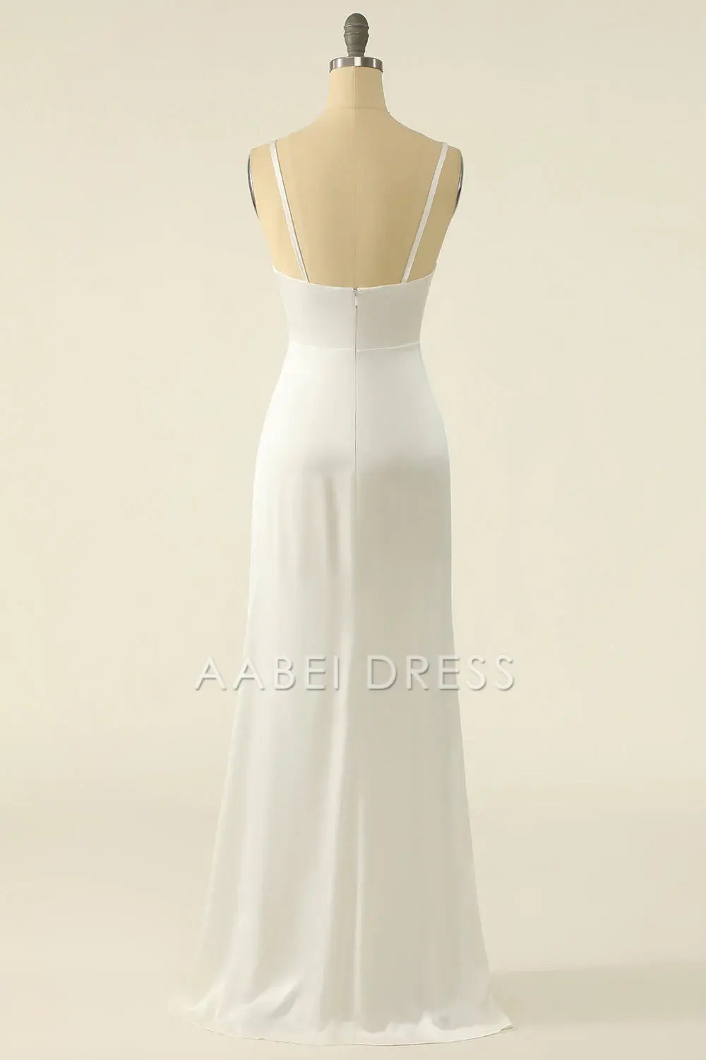 AABEI DRESS Hot Sale Prom Dress Elegant Sheath Spaghetti Strap Backless Simple Formal Dress