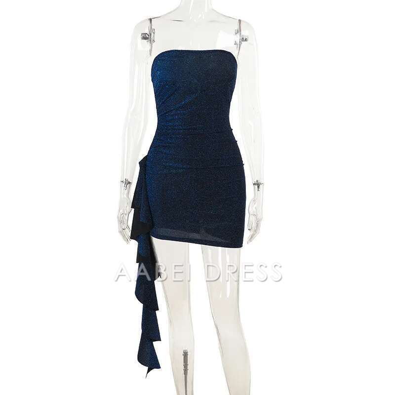 AABEI DRESS New Homecoming Dress Sleeveless Backless Sexy Dress Elegant Party Dress Strapless Bodycon Mini Dress