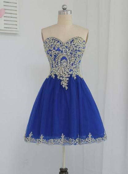 AABEI DRESS New Homecoming Dress Elegant A-Line Sweetheart Off the Shoulder Beading Lace Appliques Sparkle Short Prom Dresse