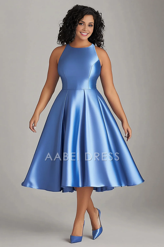 AABEI DRESS Mother Of The Bride Dress A Line Scoop Sleeveless Knee-Length Plus Size Elegant Formal Wear Dresse