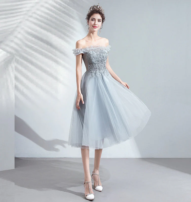 AABEI DRESS Party Dress A Line Off Shoulder Ruched Lace Applique Fantastic Prom Dress