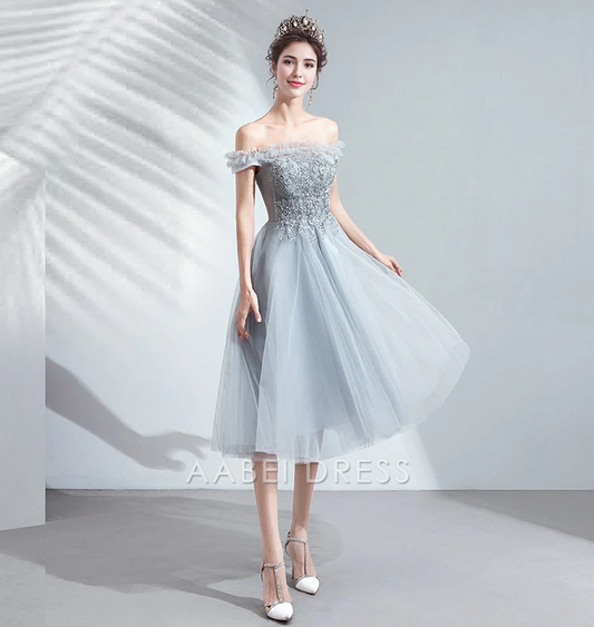 AABEI DRESS Party Dress A Line Off Shoulder Ruched Lace Applique Fantastic Prom Dress