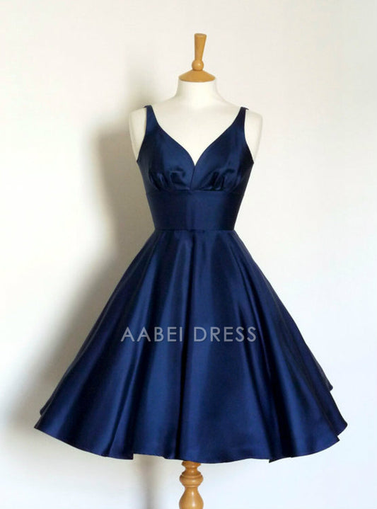 AABEI DRESS New Homecoming Dress Elegant A-Line V-Neck Sleeveless Fashion Simple Short Prom Dresse