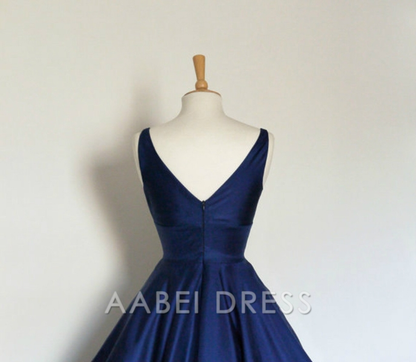 AABEI DRESS New Homecoming Dress Elegant A-Line V-Neck Sleeveless Fashion Simple Short Prom Dresse