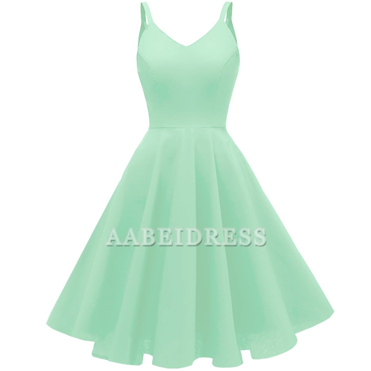 Prom Dress Retro Vintage Spaghetti Strap Cocktail Swing Dresses Short Skirt Wedding Guest Dresses Formal Wear Dresses