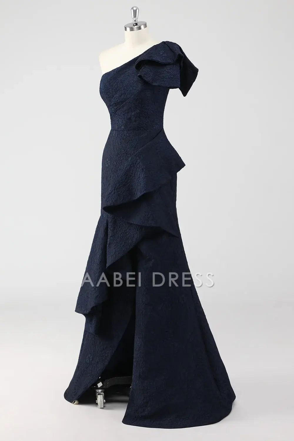 AABEI DRESS Hot Sale Prom Dress Mermaid One Shoulder With Ruffles Fashion Long Formal Dress