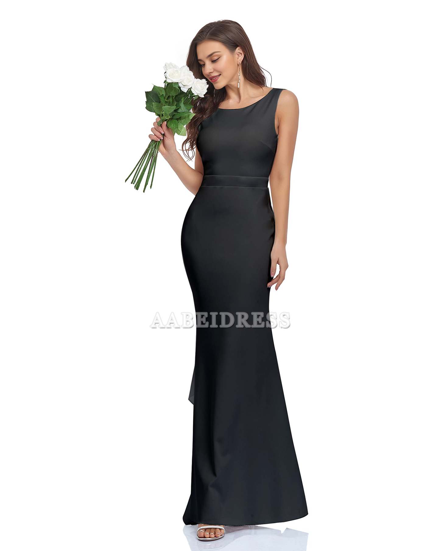 Prom Dress Backless Ruffled Bodycon Mermaid Evening Cocktail Long Dress Wedding Guest Dresses Formal Wear Dresses