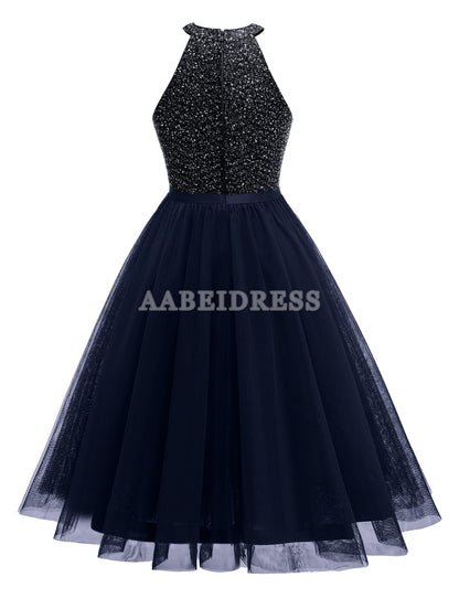 Prom Dress Homecoming Dresses Sequin Dress A Line Prom Cocktail Swing Tulle Dress Sparkly Wedding Guest Dresses Formal Wear Dresses