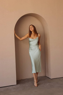 Evening Dress Slip Midi Dress Lace up Backless off Shoulder Elegant special Dress Formal Wear Dresses