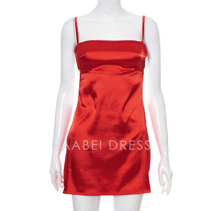 AABEI DRESS New Homecoming Dress Lace Up Cross Bandage Backless Sexy Party Elegant Club Christmas Slim Mini Sleeveless Dresses Prom Dress