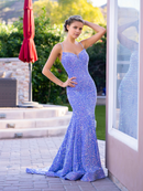 Evening Dress Mermaid Cultivate oneself Spaghetti Straps Sweetheart Sequin Sweep Train Charming Formal Women's Dresses