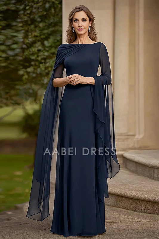 AABEI DRESS Mother Of The Bride Dress Exquisite Chiffon A Line Flutter Sleeves Fashion Formal Wear Dresse