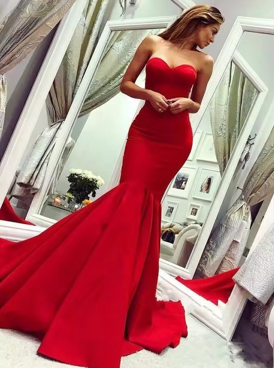 AABEI DRESS Evening Dress Latest Elegant Long Female Formal Strapless Mermaid Cultivate oneself Sexy Dress