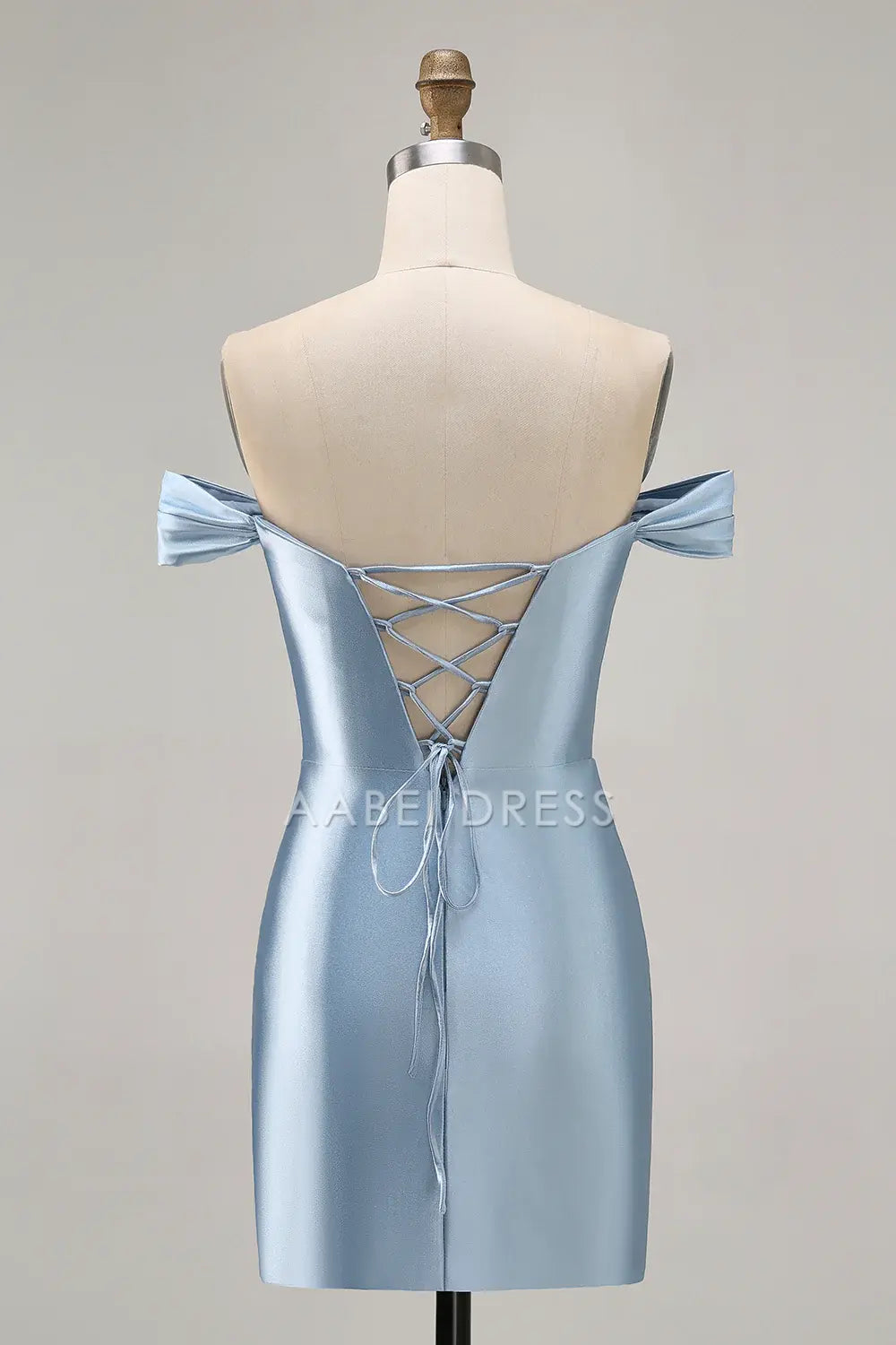 AABEI DRESS For Women Short Prom Dress Sheath Off Shoulder Sweetheart Neckline Beadwork Pleated Backless With Slit Chic Dress Affordable Hot Sale Homecoming Dress