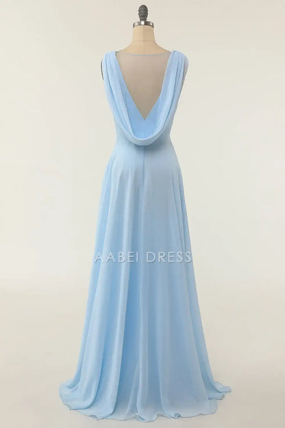 AABEI DRESS Formal Wear Dresses A Line V Neck Sleeveless Pleated Lace Applique Backless Exquisite Hot Sale Prom Dress