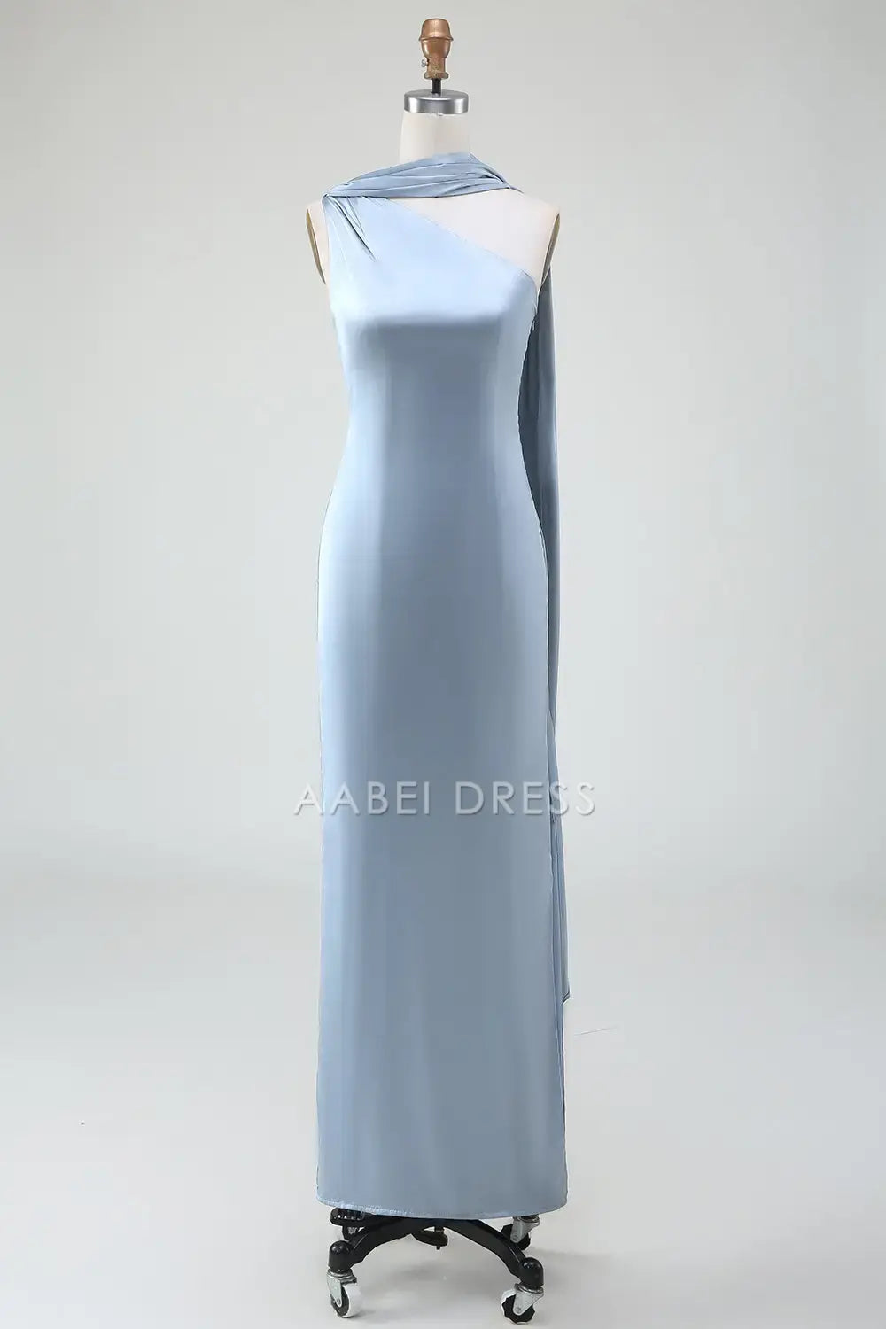 AABEI DRESS Formal Wear Dresses Fashion Sheath One Shoulder Sleeveless Elegant Long Dress Hot Sale Prom Dress