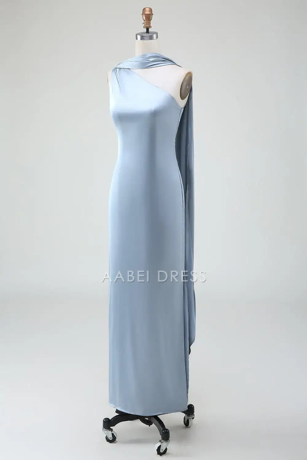 AABEI DRESS Formal Wear Dresses Fashion Sheath One Shoulder Sleeveless Elegant Long Dress Hot Sale Prom Dress