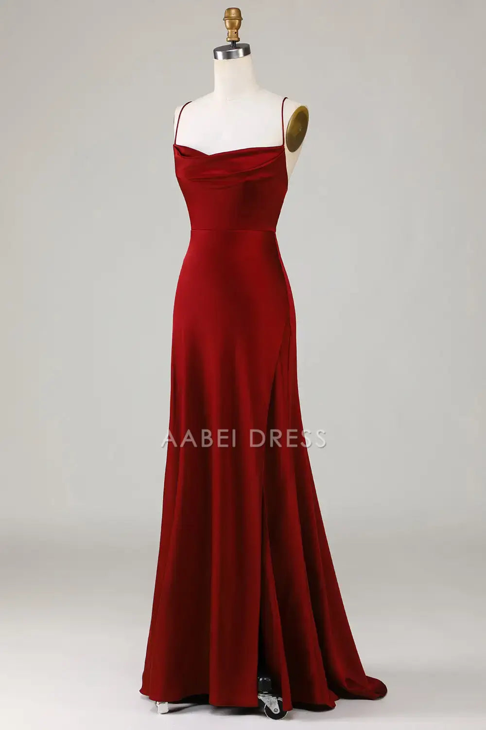 AABEI DRESS Formal Wear Dresses Mermaid Spaghetti Strap Backless Elegant Long Dress Hot Sale Prom Dress
