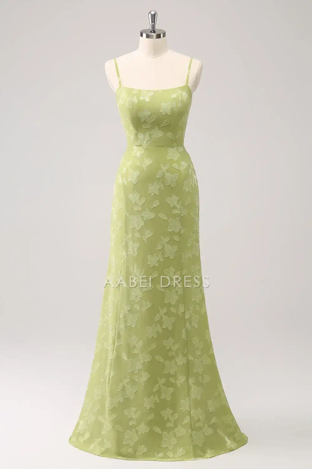 AABEI DRESS Formal Wear Dresses Mermaid Spaghetti Strap Low-Cut Butterfly Print Backless Exquisite Fashion Long Dress Hot Sale Prom Dress