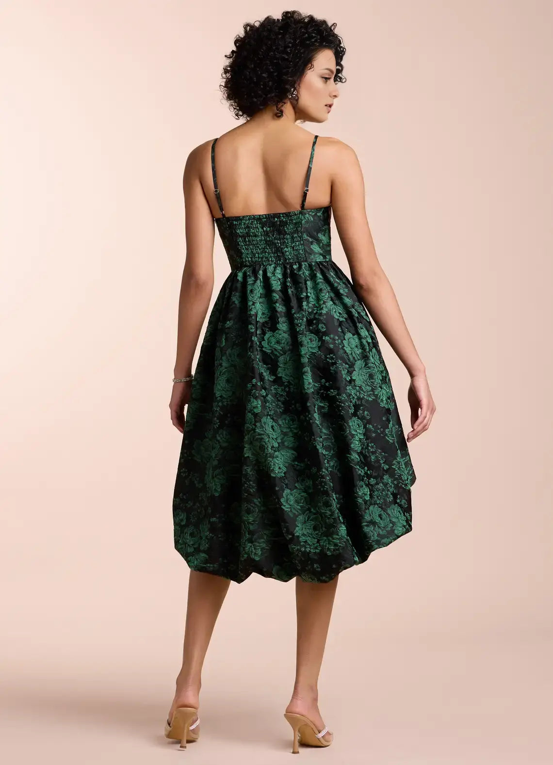 AABEI DRESS Formal Wear Dresses Short Prom Dress A-Line Straight Neckline Jacquard Spaghetti Strap Playful Asymmetrical Bubble Hem Skirt Hot Sale Homecoming Dress