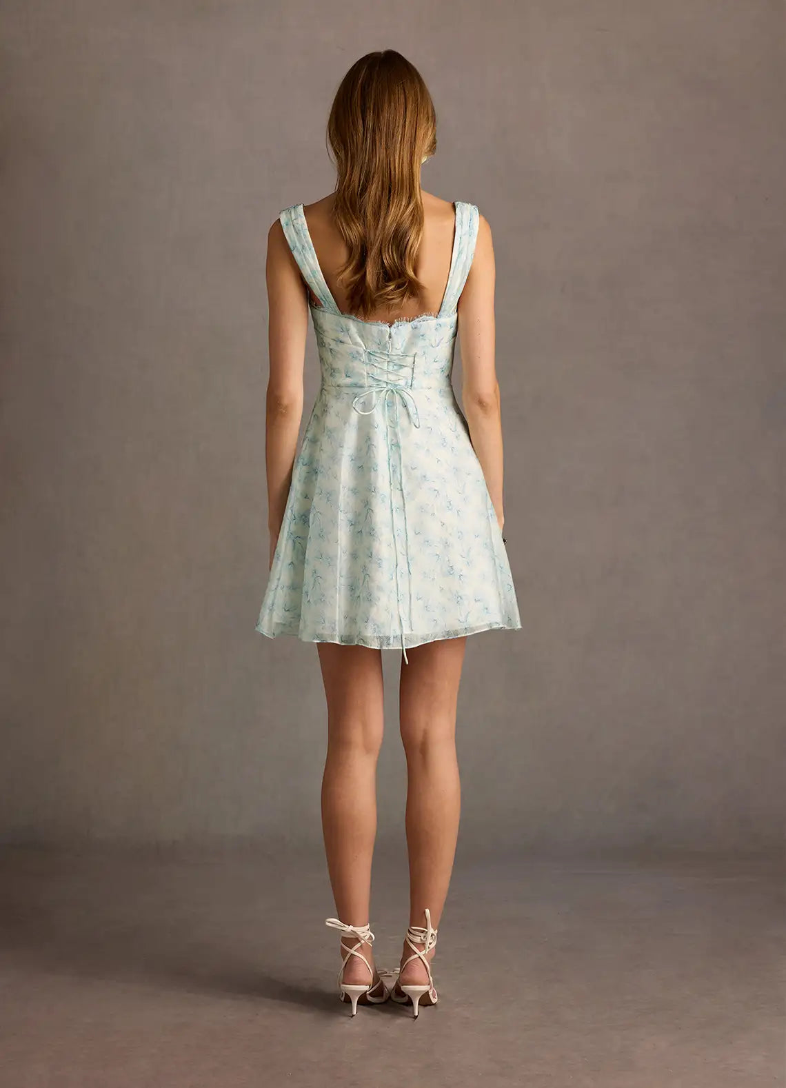 AABEI DRESS Formal Wear Dresses Short Prom Dress Printing A Line Sweetheart Neckline Wide Shoulder Strap Cocktail Party Hot Sale Homecoming Dress