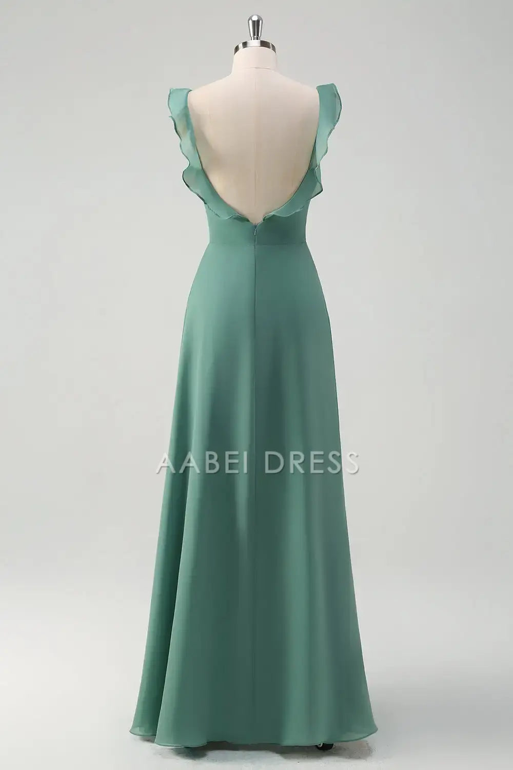 AABEI DRESS Formal Women's Dresses A-Line Flounce Shoulder Strap Backless With Slit Elegant Prom Dress