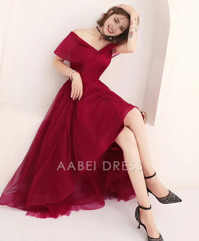 AABEI DRESS Formal Women's Dresses A Line Off Shoulder V Neck Exquisite Sweet Prom Dress