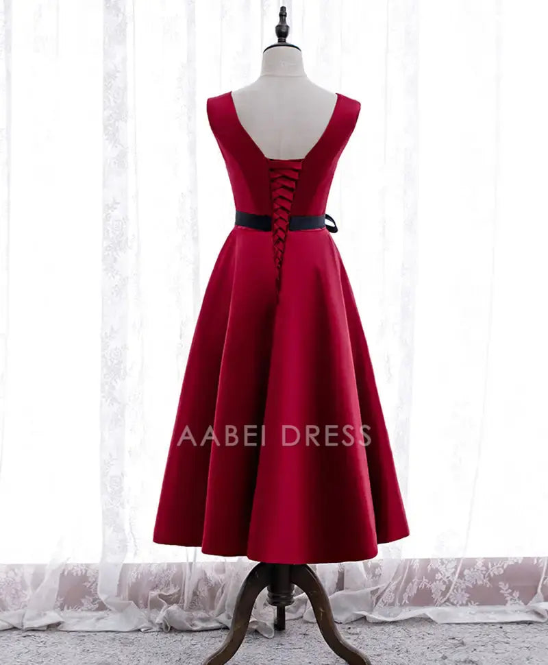 AABEI DRESS Formal Women's Dresses A Line V Neck Sleeveless Elegant Simple Prom Dress