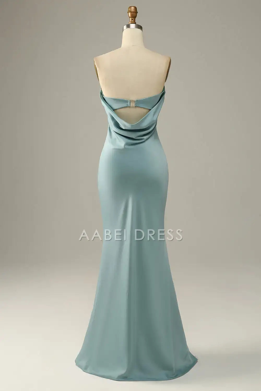 AABEI DRESS Formal Women's Dresses Mermaid Strapless Backless Elegant Simple Prom Dress