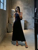 AABEI DRESS Formal Wear Dresses Elegant Sheath Cutout One-Shoulder Backless Simple Long Dress Hot Sale Prom Dress