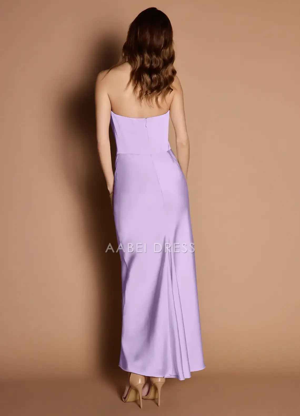 AABEI DRESS Formal Wear Dresses Mermaid Strapless Sweetheart Neckline Pleated Elegant Party Dress Hot Sale Prom Dress