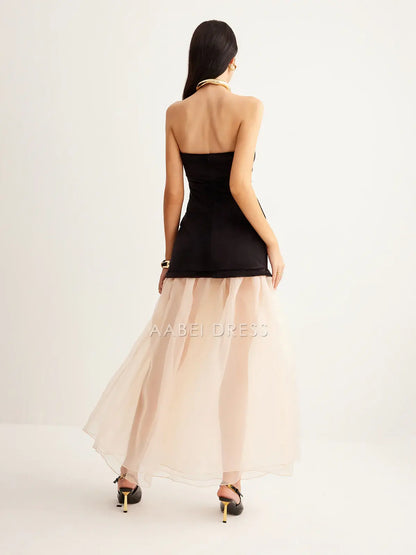 AABEI DRESS Formal Wear Dresses Sheath Strapless Split Joint Elegant Dress Hot Sale Prom Dress