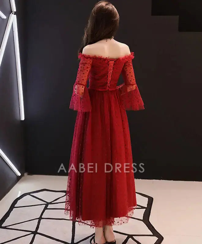 AABEI DRESS Formal Women's Dresses A Line Off Shoulder Round Dot Exquisite Prom Dress
