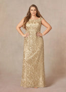 AABEI DRESS Wedding Guests Dresses Sheath/Column Off the Shoulder Sequin Floral Retro Fashion Plus Size Dress Mother of the Bride Dress