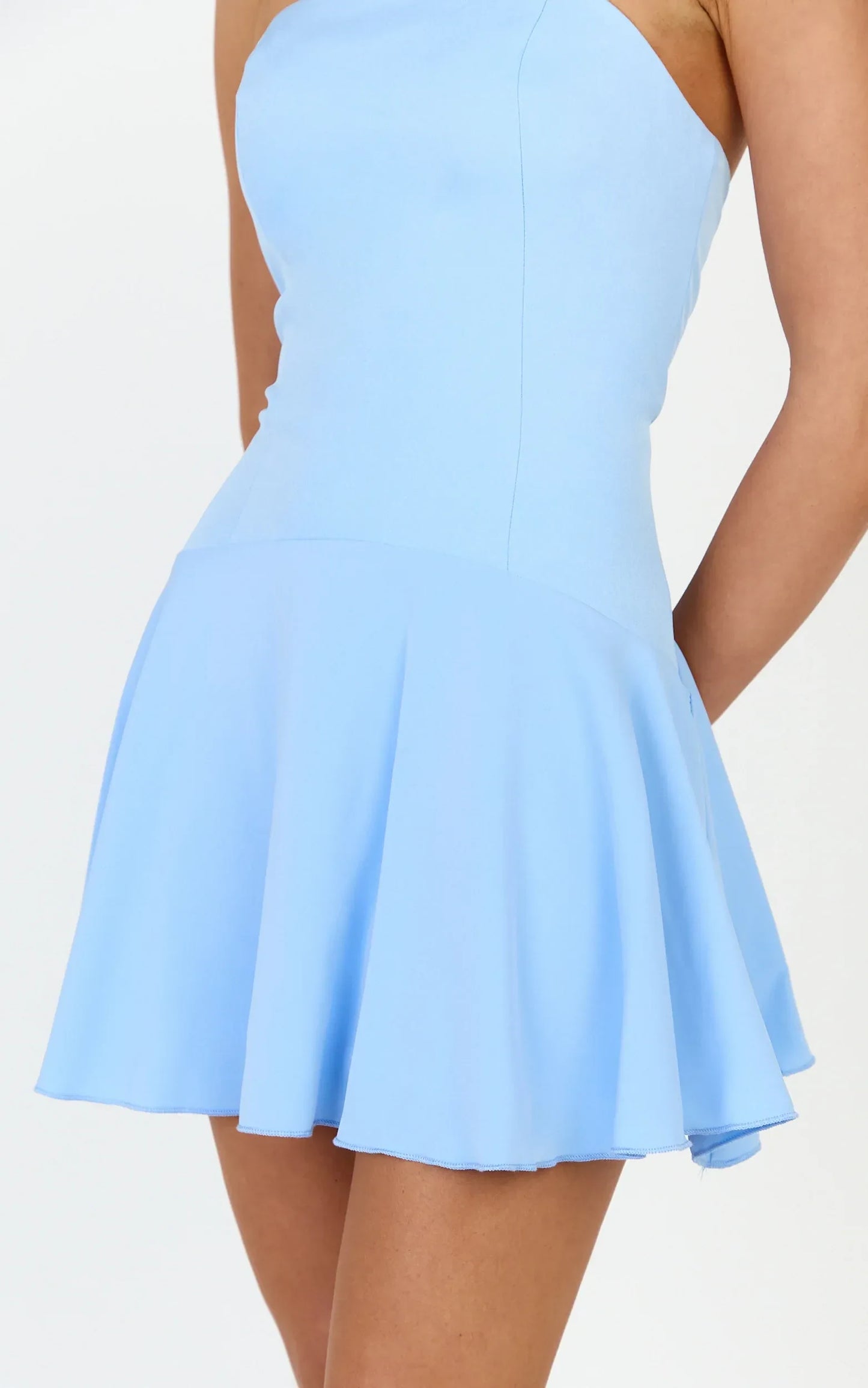 Chic A-Line Strapless Sleeveless Zipper Back Mini Homecoming Party Dress for Juniors