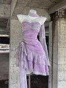 AABEI DRESS Short Prom Dress Exquisite Sheath Bead String Spaghetti Straps Pleated Sweetheart Neckline Fashion Cocktail Dresses Birthday Outfits Hot Sale Homecoming Dress