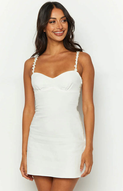Sleek Sheath Sweetheart Floral-spaghetti Zip-back Mini Homecoming Dresses