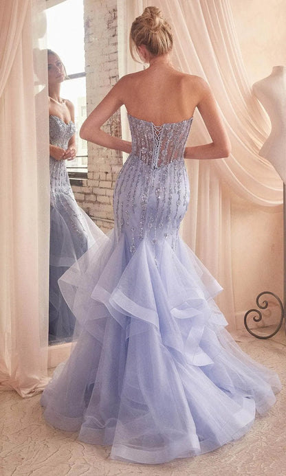 Sparkly Mermaid Sweetheart Sleeveless Lace Up Open Back Floor Length Prom Dress