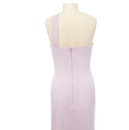 Bridesmaid Dress Mermaid One Shoulder Long