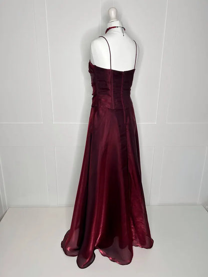 Evening Dress Matching Scarf Two Piece Set Spaghetti Strap Elegant Vintage prom dress Formal Wear Dresses